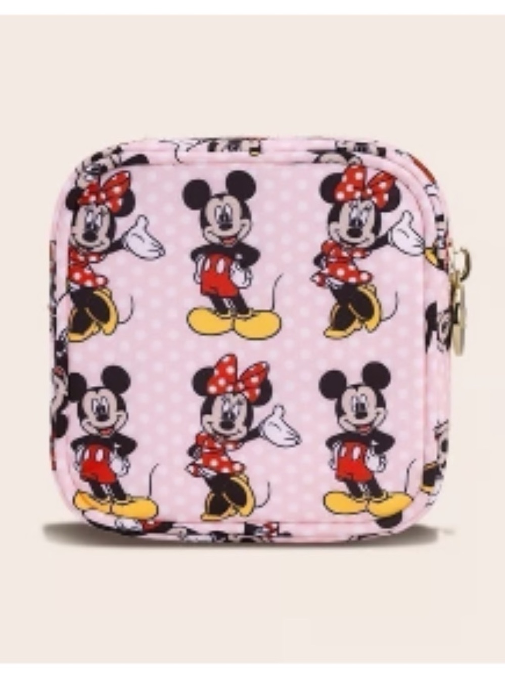 NWT Stoney Clover Lane x Disney: Mickey & Minnie The Ultimate Pair Mini Pouch - Picture 4 of 4